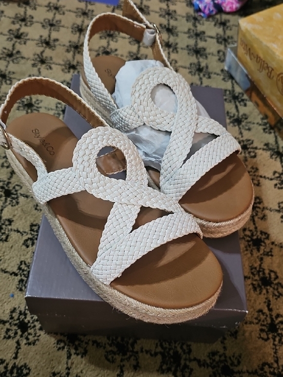 Style & Co. Shoes - Style & Co. Ashland White Linen